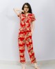 Bộ Pijama ngắn tay Đỏ S