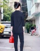 Áo Vest Blazer tay lỡ Đen L