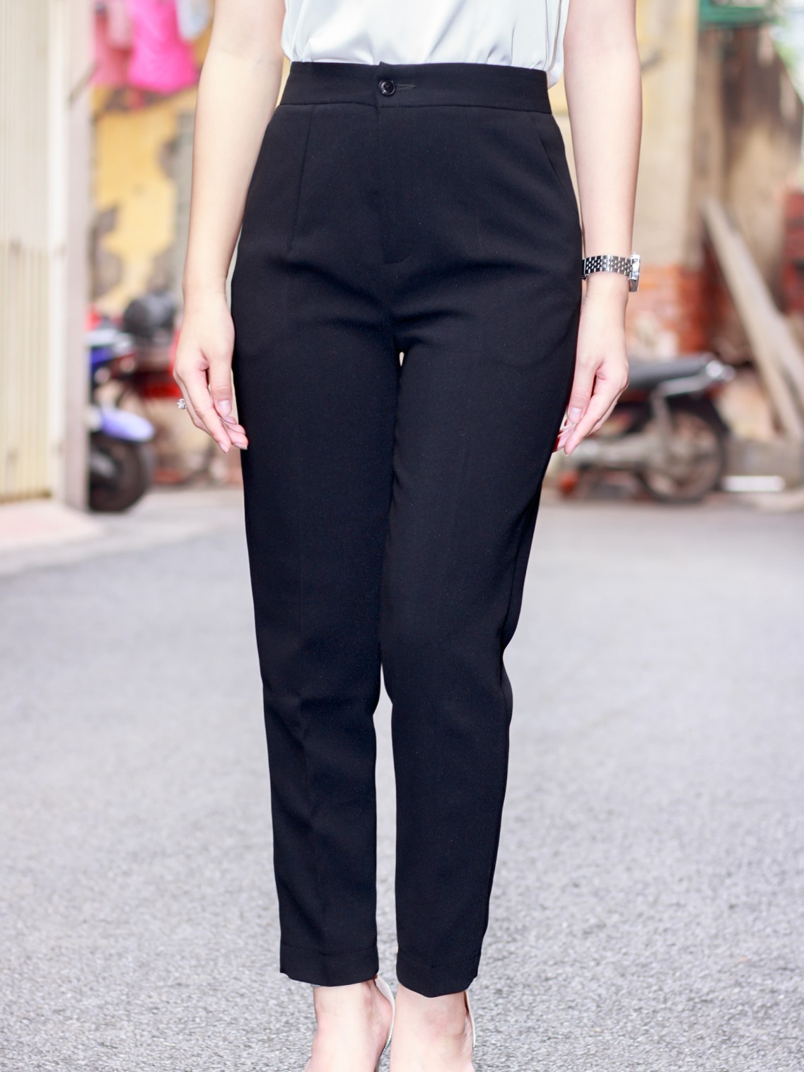 Áo Vest Blazer tay lỡ Đen L