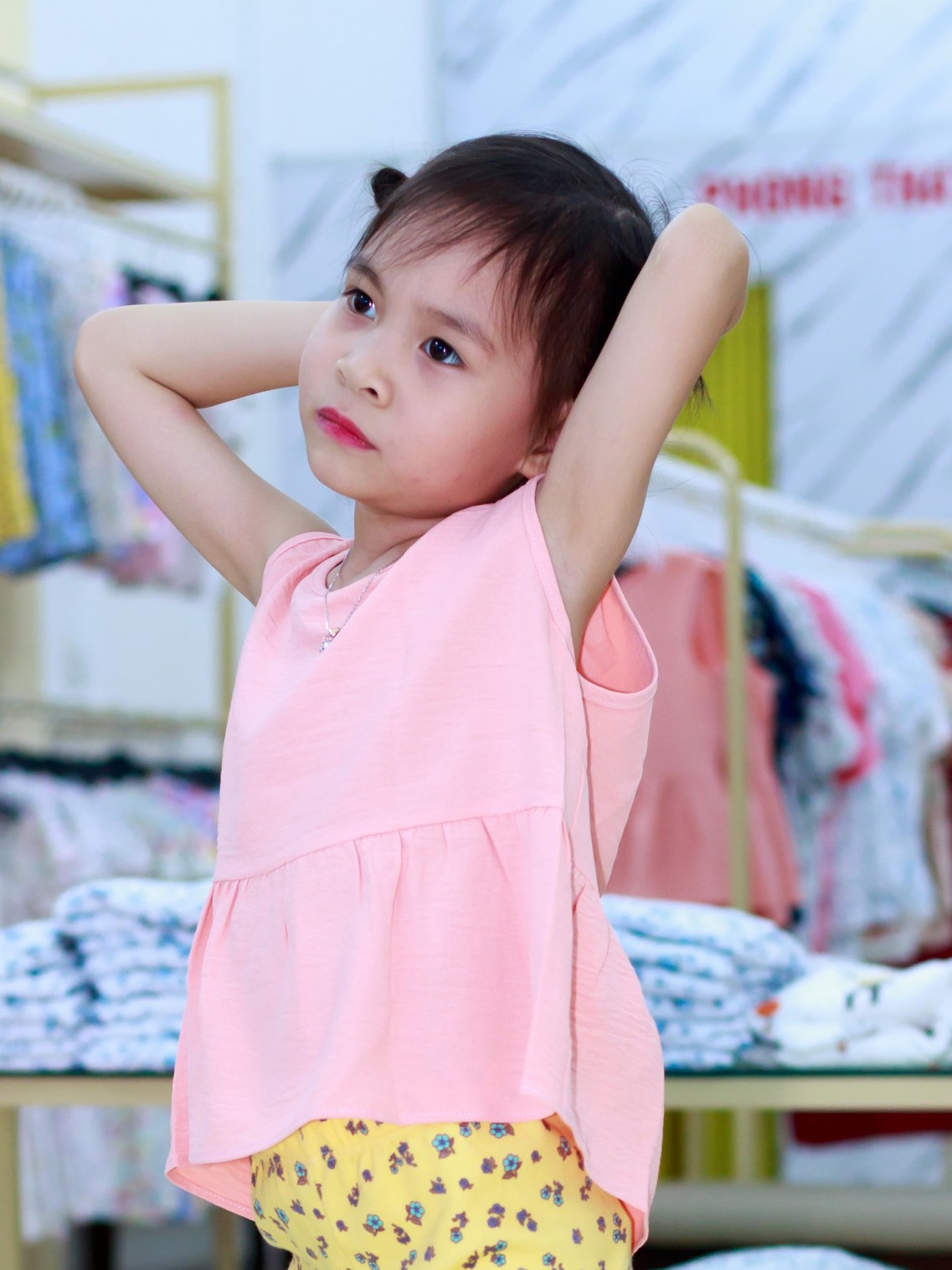 Áo sát nách Trẻ em Hồng 120 Áo sát nách Trẻ em Hồng 120