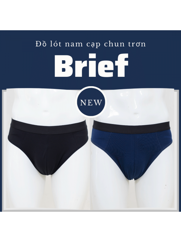 Quần lót nam Brief Cotton Xanh Đen XXL