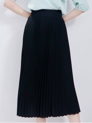 Chân váy Xếp ly Đen L