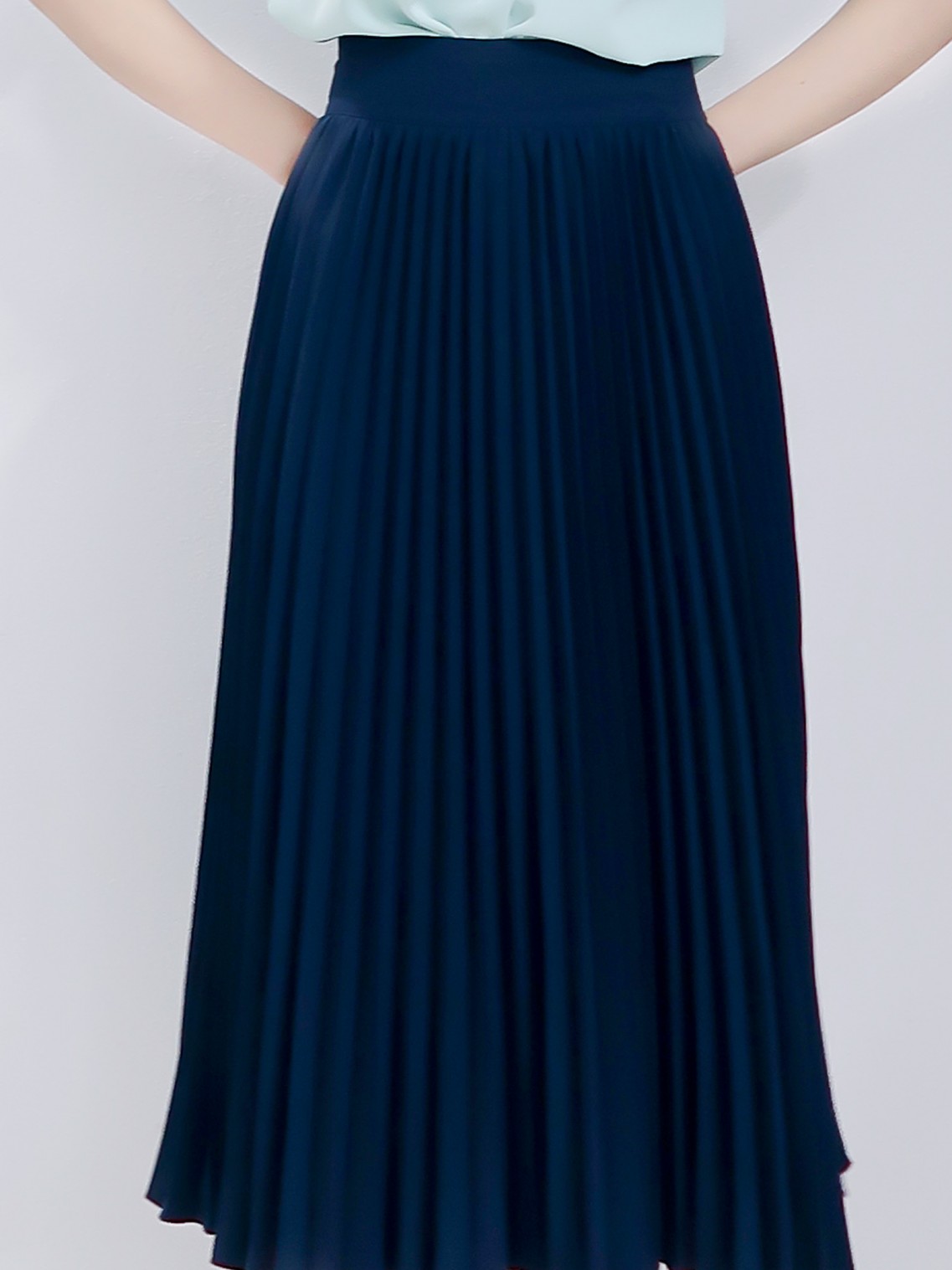 Chân váy Xếp ly Xanh than S