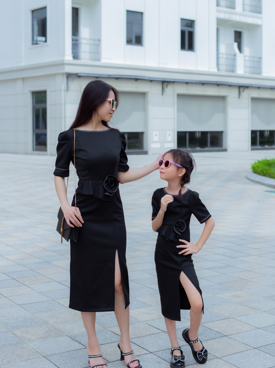 Váy peplum Body Đen M